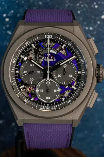 [97.9001.9004/80.R922] Zenith Defy El Primero 21 "Ultraviolet"