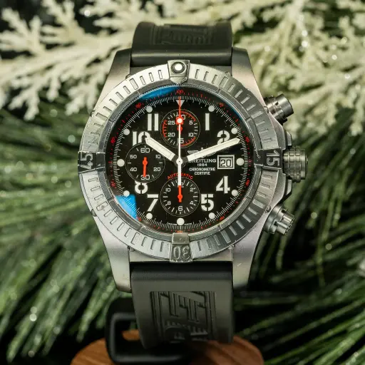 [M13370] Breitling Super Avenger Black Limited Edition 