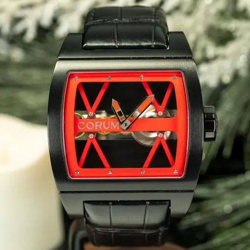 [05.0040] Corum Ti-Bridge Skeleton Black Watch | Limited | Titanium | 05.0040